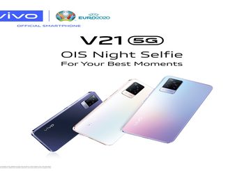 Vivo เปิดตัว V21 5G สมาร์ตโฟนเรือธงรุ่นล่าสุด กล้องหน้า 44MP พร้อมกันสั่น OIS รุ่นแรกของโลก รองรับ 5G กับดีไซน์บางเบาสุดมินิมอล
