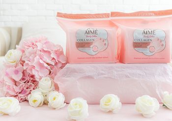 เปิดตัว “สำลีคอลลาเจน” (AIME COLLAGEN) ครั้งแรกของไทย สำลีใยฝ้ายบริสุทธิ์ มีส่วนผสมของคอลลาเจนเปปไทด์จากปลาทะเล