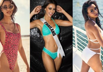 รวมภาพ ชุดว่ายน้ำ อแมนด้า ก่อนตัดสิน มิสยูนิเวิร์ส 2020 รับประกันตาแตกทุกเซ็ต