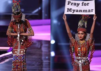 มิสยูนิเวิร์สพม่า คว้ารางวัล ชุดประจำชาติยอดเยี่ยม หลังส่งสารไปทั่วโลกได้อย่างตรึงใจ