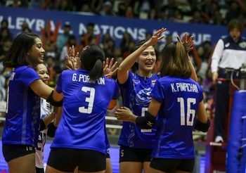 โปรแกรมวอลเลย์บอลหญิงไทย ลุยศึกเนชั่นส์ ลีก 2021