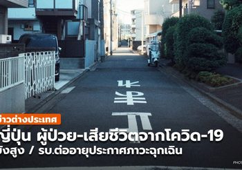 โควิด-19 ในญี่ปุ่นยังพุ่ง / ต่ออายุประกาศภาวะฉุกเฉิน – เพิ่มพื้นที่