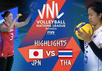 คลิปไฮไลท์ ญี่ปุ่น vs ไทย วอลเลย์บอลหญิง เนชันส์ลีก 2021