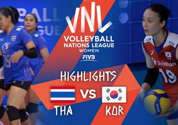 คลิปไฮไลท์ ไทย vs เกาหลีใต้ วอลเลย์บอลหญิง เนชันส์ลีก 2021