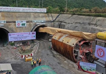 การรถไฟฯ ประสบความสำเร็จ ขุดเจาะอุโมงค์รถไฟทางคู่สายยาวที่สุดในไทย