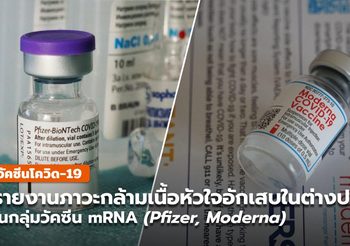 รายงานภาวะหัวใจอักเสบในวัยรุ่นหลังรับวัคซีนชนิด mRNA