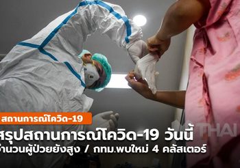 สถานการณ์โควิด-19 วันนี้ ( 27 มิ.ย.)