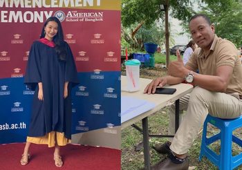 ไมค์ ภิรมย์พร ภูมิใจที่สุด! มิ้ว พรพิมล ลูกสาวคนเล็ก เรียนจบไฮสคูลสำเร็จไปอีกขั้น