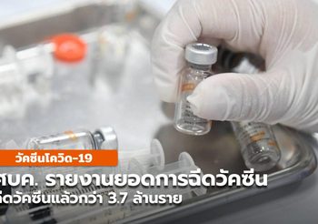ศบค. รายงานจำนวนผู้ได้รับวัคซีนป้องกัน โควิด- 19 วันที่ 2 มิถุนายน 2564