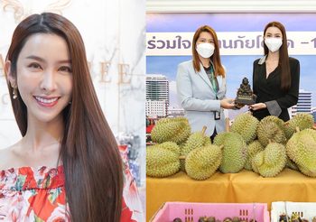 ดร.ม่านฟ้า ส่งมอบผลไม้ เพิ่มพลังใจตอบแทนบุคลากรทางการแพทย์