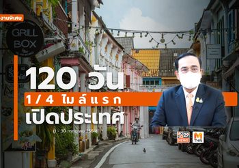 [รายงานพิเศษ] 1/4 ไมล์แรกจากปลายทาง 120 วันเปิดประเทศไทย