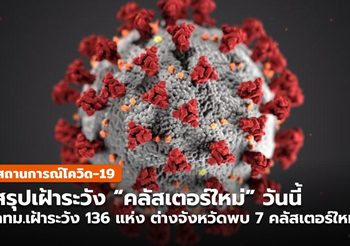 เฝ้าระวัง “คลัสเตอร์ใหม่” ทั่วประเทศ