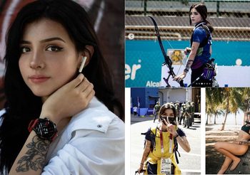 นักธนูสาวหน้าหวาน ผู้หลงใหลรอยสัก Valentina Acosta Giraldo ทีมชาติโคลอมเบีย