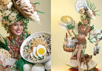 ว๊าวมาก! ชุดประจำชาติ ก๋วยเตี๋ยวฟิลิปปินส์ ดีเทลจัดเต็ม ชูต้นตำหรับความอร่อย