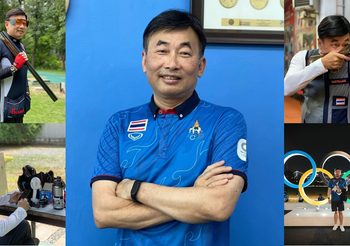 แซม เศวต นักกีฬายิงเป้าบิน วัย 58 ชายไทยคนแรกที่ได้ลงแข่งยิงเป้าบินโอลิมปิก