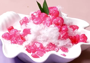 วิธีทำ ทับทิมกรอบ เมนูขนมไทย หวานกรอบอร่อย