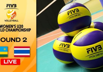 ถ่ายทอดสด รวันดา พบ ไทย วอลเลย์บอลหญิง U20 วันที่ 15 ก.ค. 64