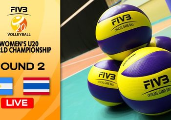ถ่ายทอดสด อาร์เจนตินา พบ ไทย วอลเลย์บอลหญิง U20 วันที่ 13 ก.ค. 64