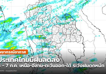 พยากรณ์อากาศ – 2 ก.ค. 64