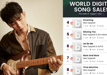 TPOP ดังระดับโลก! Billboard Charts & Forbes ชื่นชม มิว ศุภศิษฏ์ ศิลปินไทยคนแรกติดชาร์ต 5 เพลงรวด
