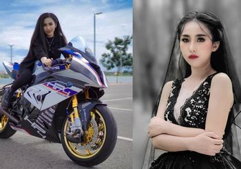ถ้าคนขับหน้าตาดี รถแรงกี่ 100 ซีซี พี่ก็ไหว! ออยเลอร์ อารีรัตน์ ปล่อยภาพเท่บาดใจ