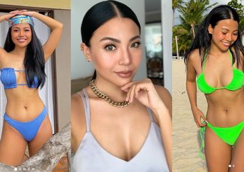 Michelle Dy บิวตี้วล็อกเกอร์ ฟิลิปปินส์ โชว์หุ่นในชุดบิกินี่ แม้จะเป็นวันนั้นของเดือน