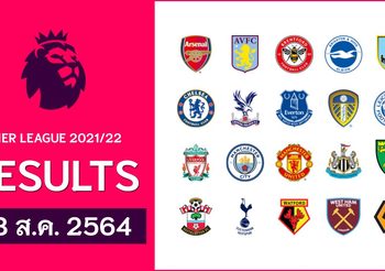 วันเสาร์ 28 ส.ค. ผลบอลพรีเมียร์ลีก อังกฤษ 2021-2022