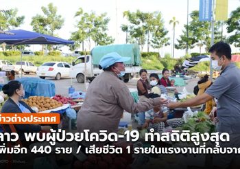 ‘ลาว’ พบผู้ป่วยโควิด-19 ทุบสติถิใหม่ / มีผู้ป่วยกลับจากไทยเสียชีวิต 1 ราย
