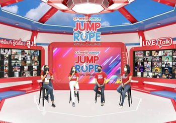 ครั้งแรกของไทย! กิจกรรมกระโดดเชือกออนไลน์ระดับเยาวชน “CP-Meiji Junior Jump Rope Virtual Challenge”