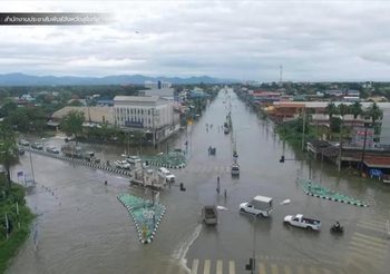 สุโขทัยอ่วม!! อ่างเก็บน้ำ 2 จุด เอ่อล้นเข้าท่วมพื้นที่เศรษฐกิจ