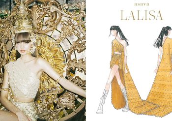 ห่มสไบให้โลกจำ Lalisa กับการสวมชุดไทย เป็นหนึ่งซีนสาวไทยในเอ็มวี ด้วยผลงานออกแบบ Asava