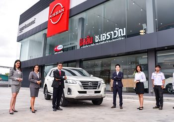 นิสสัน ช.เอราวัณมอเตอร์ ศาลายา โชว์รูม Nissan Retail Concept – NEXT แห่งแรกในไทย