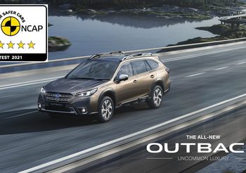 Subaru Outback โฉมใหม่ คว้ารางวัล Euro NCAP ระดับ 5 ดาว ประจำปี 2021