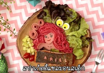 วิธีทำ สปาเก็ตตี้แซลมอนสเต็ก เมนูสุดน่ารักเอาใจคุณหนู
