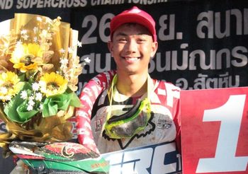 ‘แซงค์-กฤษฎา’ ฟอร์มโหด ควบ Honda CRF250R ผงาดแชมป์ประเทศไทย 3 ปีซ้อน