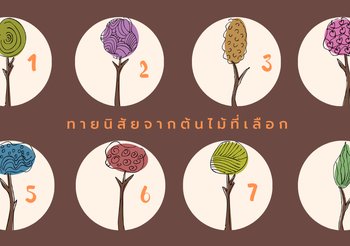 ทายนิสัยจากต้นไม้ เห็นอันไหนสะดุดตาอันแรกเลือกอันนั้น ภาพแรกที่เลือกบ่งบอกตัวตนได้ดีที่สุด