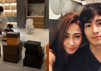 ไฮโซน้ำหวาน – นาวินต้าร์ รวยมากแม่ แบกแบรนด์เนมหลายสิบล้านเข้าบ้านใหม่