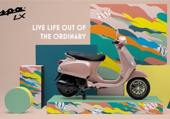 Vespa LX 125 i-Get PINK ROSA เฉดสีใหม่ สดใสโดนใจ 91,900 บาท