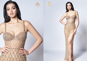 เผยโฉม ชุดราตรี ที่คนไทยไม่ได้เห็น แอนชิลี สก็อต-เคมมิส ใส่รอบสุดท้าย มิสยูนิเวิร์ส 2021