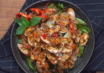 สูตร หอยลายผัดพริกเผา เมนูเด็ดอร่อยแบบเผ็ดๆ