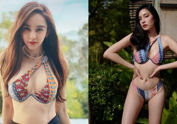 ตอบข้อสงสัย ชุดว่ายน้ำสายเบี่ยงไหล่ มันเป็นดีไซน์ของชุด หรือตั้งใจใส่ให้ดูเซ็กซี่แบบนี้เอง