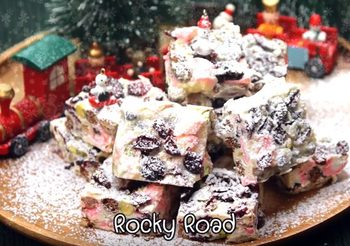 สูตร Rocky road ไอศกรีมช็อคโกแลตต้อนรับวันคริสต์มาส