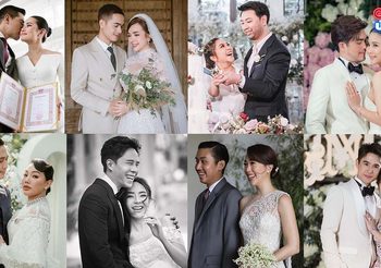 มัดรวม! 12 คู่ คนบันเทิงแต่งงาน เรื่องราวดี๊ดี ปี 2021