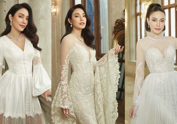 เมย์ พิชญ์นาฏ ในลุคเจ้าสาวสุดเซ็กซี่ งานดีไซน์ที่หรูหรา และมีเอกลักษณ์ที่น่าค้นหา