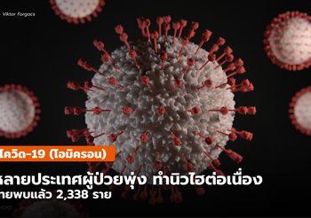โควิด-19 (โอมิครอน) หลายประเทศยอดผู้ป่วยพุ่งทำนิวไฮ / ไทย สะสม 2,338 ราย