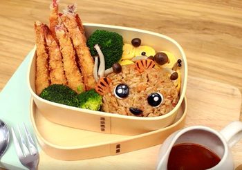 สูตร ข้าวผัดซอสกุ้งเทมปุระ เมนูน่ารัก อร่อยโดนใจคุณหนู