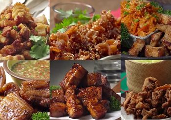 รวม 8 เมนูหมูสามชั้น สูตรอาหารทำง่าย อร่อยลืมอ้วน