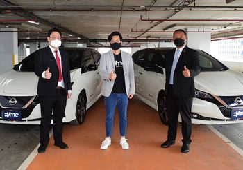 Nissan ส่งมอบ Leaf จำนวน 40 คันแก่ EVme ที่มากที่สุดในประเทศไทย
