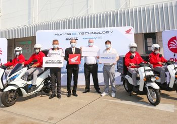 Honda จับมือ DKSH จัดบริการส่งสินค้าปลอดมลพิษด้วยรถจักรยานยนต์ไฟฟ้า
