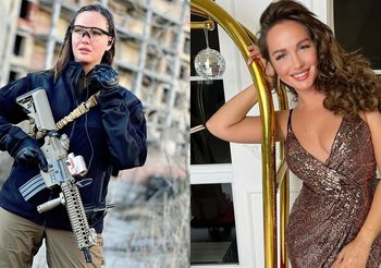 Anastasiia Lenna อดีตมิสยูเครน จับปืนอย่างกล้าหาญ อาสาร่วมกองกำลังเพื่อปกป้องชาติ